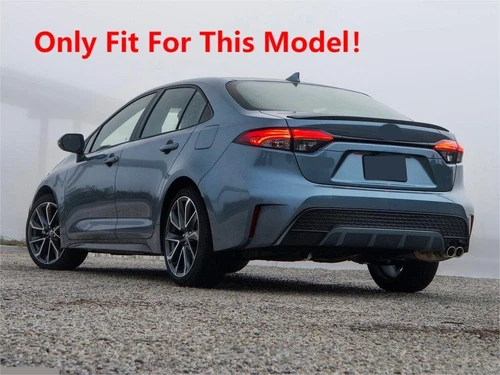 M4 Style Rear Trunk Spoiler Wing Fit 2020-2024 Toyota Corolla Sedan Glossy Black - Bild 2 von 6