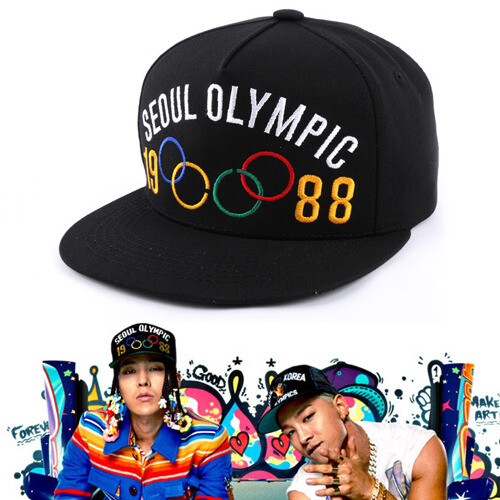 GD TAEYANG 'GOOD BOY' 88 Seoul Olympic Ring Flag Embroidery