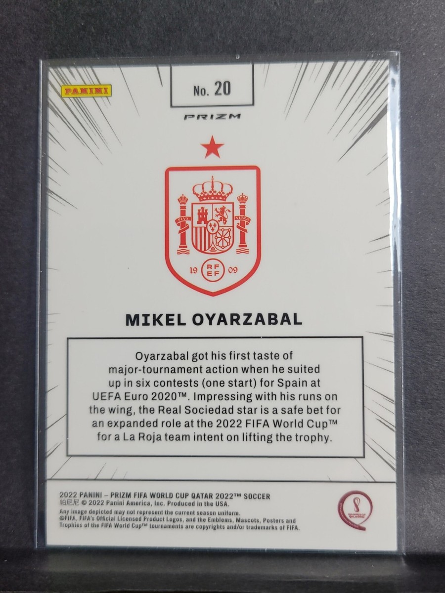 2022 Prizm FIFA World Cup Qatar Mikel Oyarzabal Manga SP
