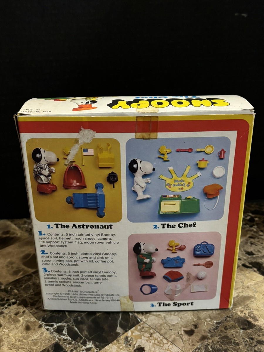 VINTAGE SNOOPY THE CHEF MADE BY KNICKERBOCKER TOY 1965 VINTAGE SNOOPY THE CHEF MADE BY KNICKERBOCKER TOY 1965