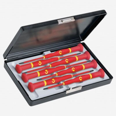 Witte 7 Piece Wittron Insulated Slotted and Phillips Screwdriver Set W/ Case 