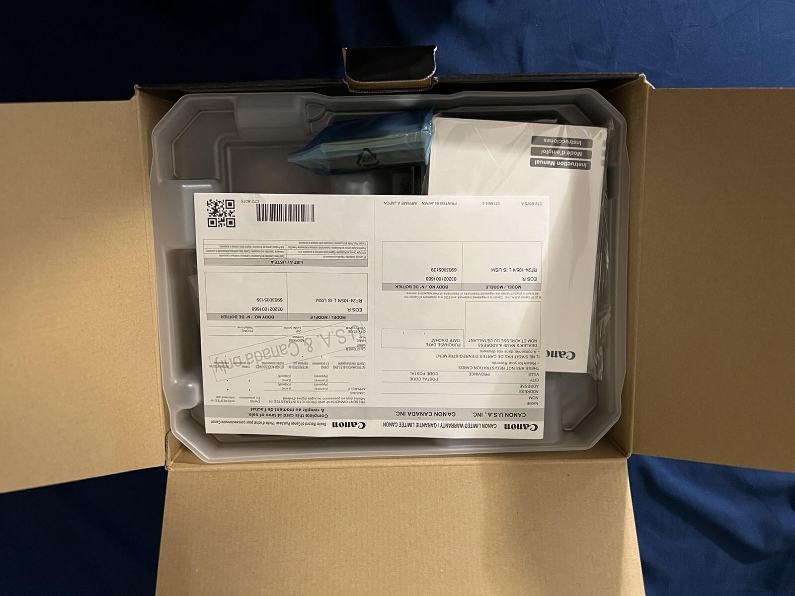 Canon EOS R 30.3MP Digital Camera Black (Body Only) for sale online