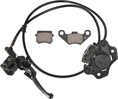 Rear Hand Hydraulic Disc Brake Master Cylinder Caliper Assembly with Brake Pads