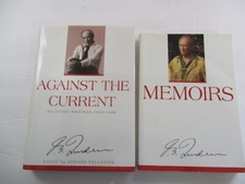 Pierre Trudeau 2 book lot Memoirs & Against the Current  HC with DJ