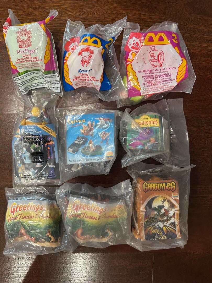 Lot of 15 Assorted mostly McDonalds Happy Meal Toys 1990's | eBay