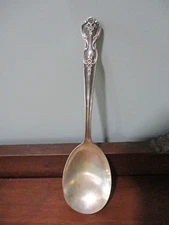 WM ROGERS MFG. CO. EXTRA PLATE ORIGINAL PLATERS 9'' CASSEROL SERVING SOUP SPOON
