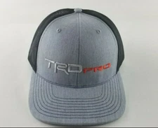TRD PRO - TOYOTA - 4-Runner, Tundra, Tacoma, Trucker BALL CAP HAT Custom TRD 3D