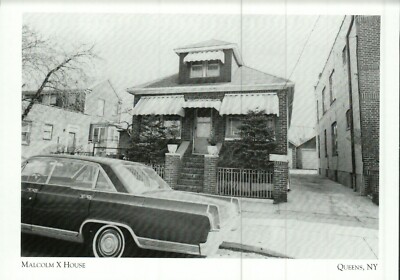 *NY Postcard-''Famous Malcom X House'' (4 Daughers Born in...*) *Queens. NY [C15}