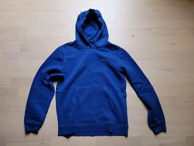 Crosshatch Sustainable Hoodie, Sweatshirt, Kapuzenpulli, Herren, Blau, Größe S