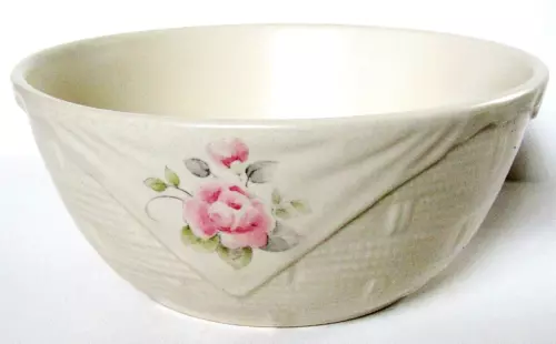 Pfaltzgraff Vintage TEA ROSE 7-1/4" Basket Weave Bowl