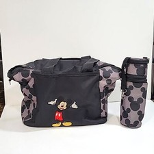 Disney Baby Mickey Mouse Diaper Bag With Insulted Bottle Holder
