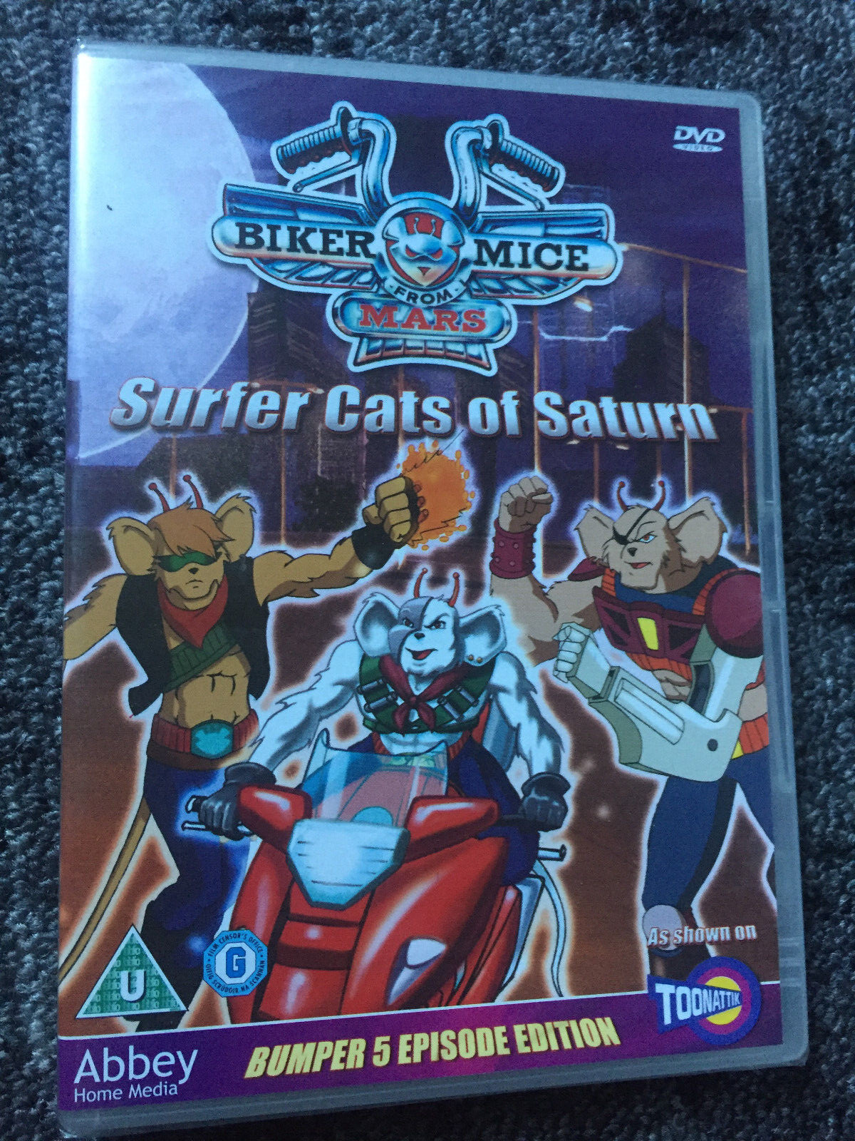 BIKER MICE FROM MARS - Surfer Cats of Saturn - UK DVD - Region 2 PAL - NEW