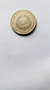 Sale! 1966 ROMANIA coin 15 BANI NICKEL CLAD STEEL FOREIGN COINS