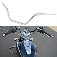 1" Retro Handlebar Drag Bar Anti-rust For Triumph Bonneville T100 Street Triple