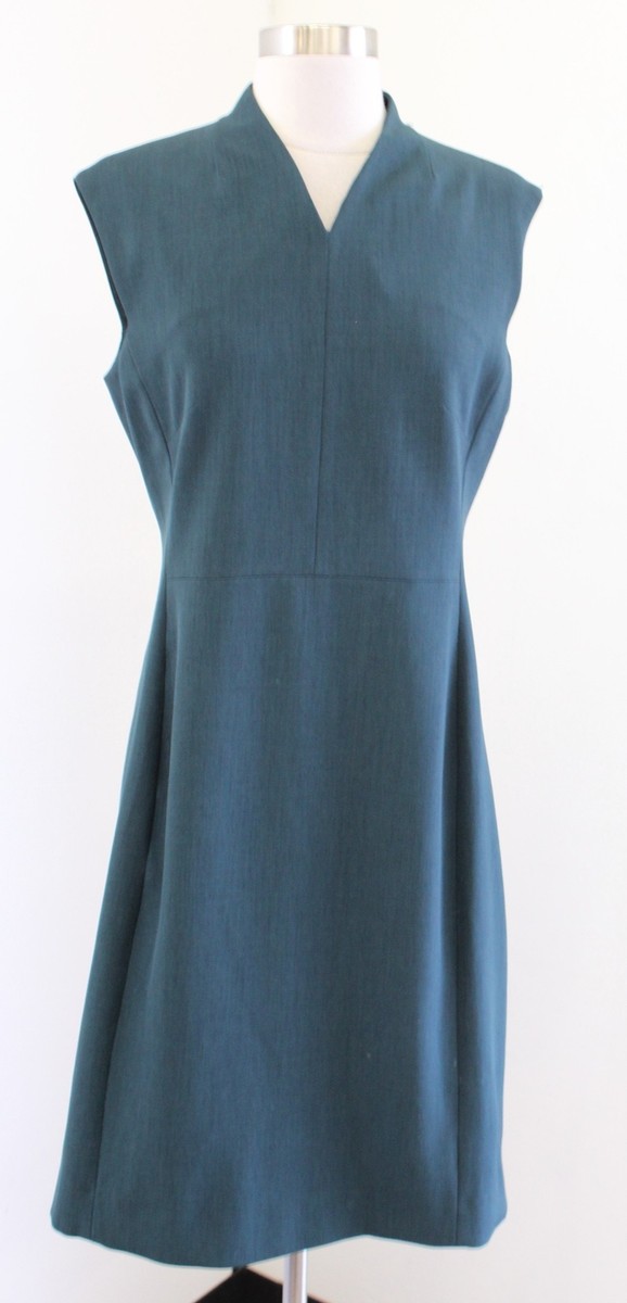 MM Lafleur Womens Aditi Rainforest Green Sheath Dress Size 8 Career | eBay