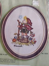 Paragon Needlecraft Kit 0233 "Exquisite 'Hummel' Stitchery" up to 9" x12" Frame