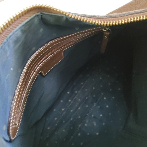 Kate Spade New York Pebbled Leather Hobo Shoulder Handbag Purse Brown - Picture 12 of 12