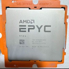AMD EPYC 9124 Processor CPU 16-Core 3.0GHz-3.6GHz TDP-200W SP5 Dell lock