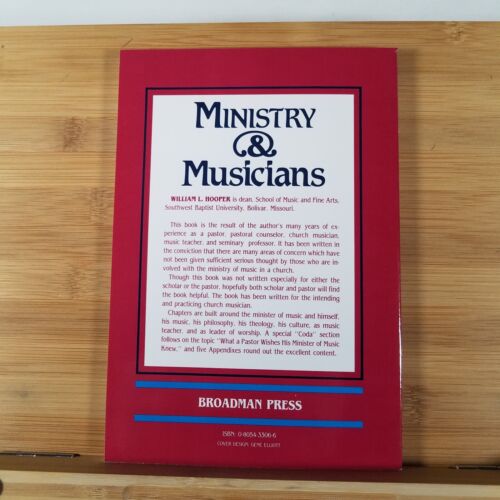 MINISTRY AND MUSICIANS by William L. Hooper (1986, Trade Paperback) - Imagen 2 de 10