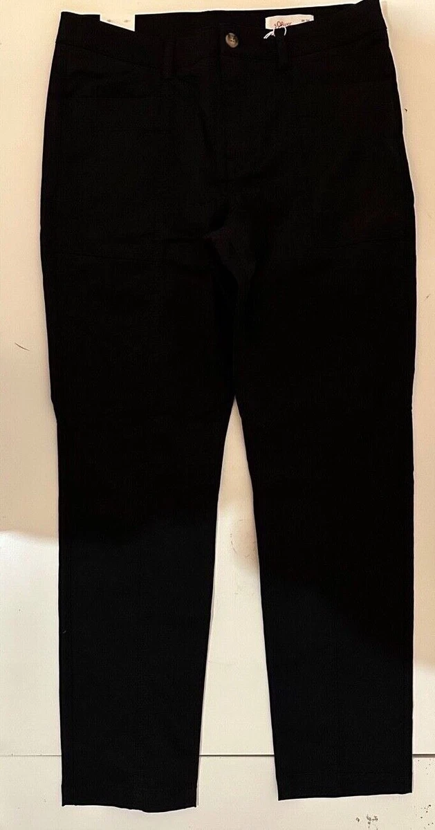 Ladies black best sale chinos
