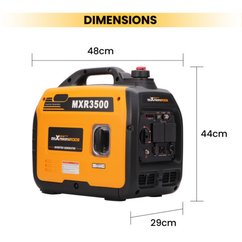 Quiet Inverter Generator 3000W 21.5kg USB Ports for Home Backup Power Supply - Picture 6 of 11