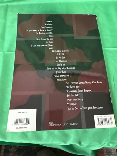 The Beatles Classic Hits Big-Note Pianoforte Easy Spartiti 26 Canzoni Libro - Foto 5 di 5