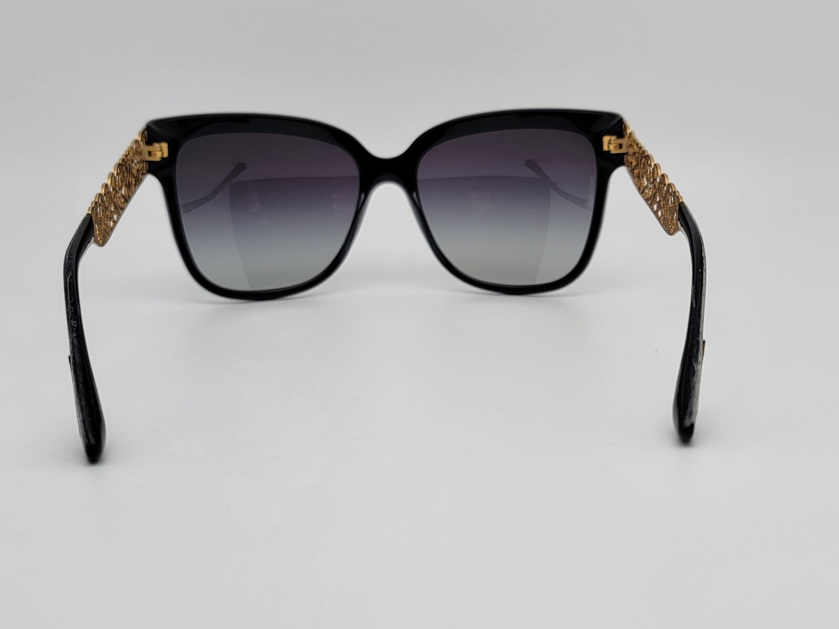 Dolce & Gabbana DG4212 501/8G Black Gold Frame Grey Gradient  display picture 1
