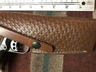 Leather Holster Basketweave Tom Threepersons Style Fit Colt Ruger RIA Model 1911 — photo 2
