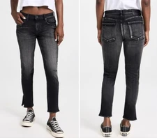 MOUSSY VINTAGE MV Black Redlands Skinny Jeans Size 25