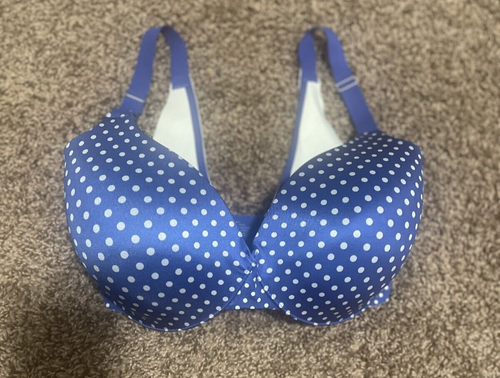 Soma Polka Dot Vanishing Back Full Coverage Bra-34DD