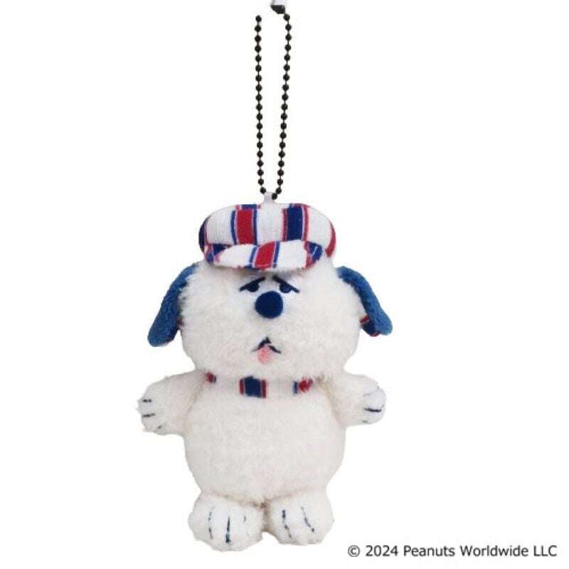 PEANUTS Snoopy Plush keychain Tricolor Olaf Mascot NAKAJIMA co. H9