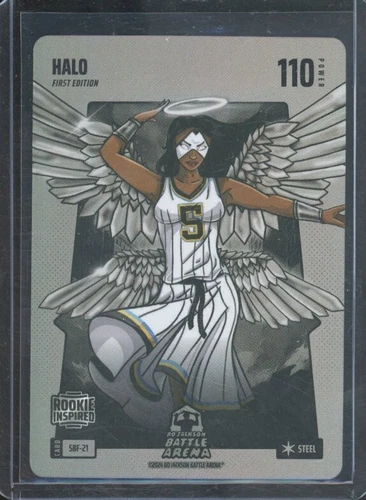 Bo Jackson Battle Arena ANGEL REESE HALO #SBF-21 Steel Silver Battlefoil RC