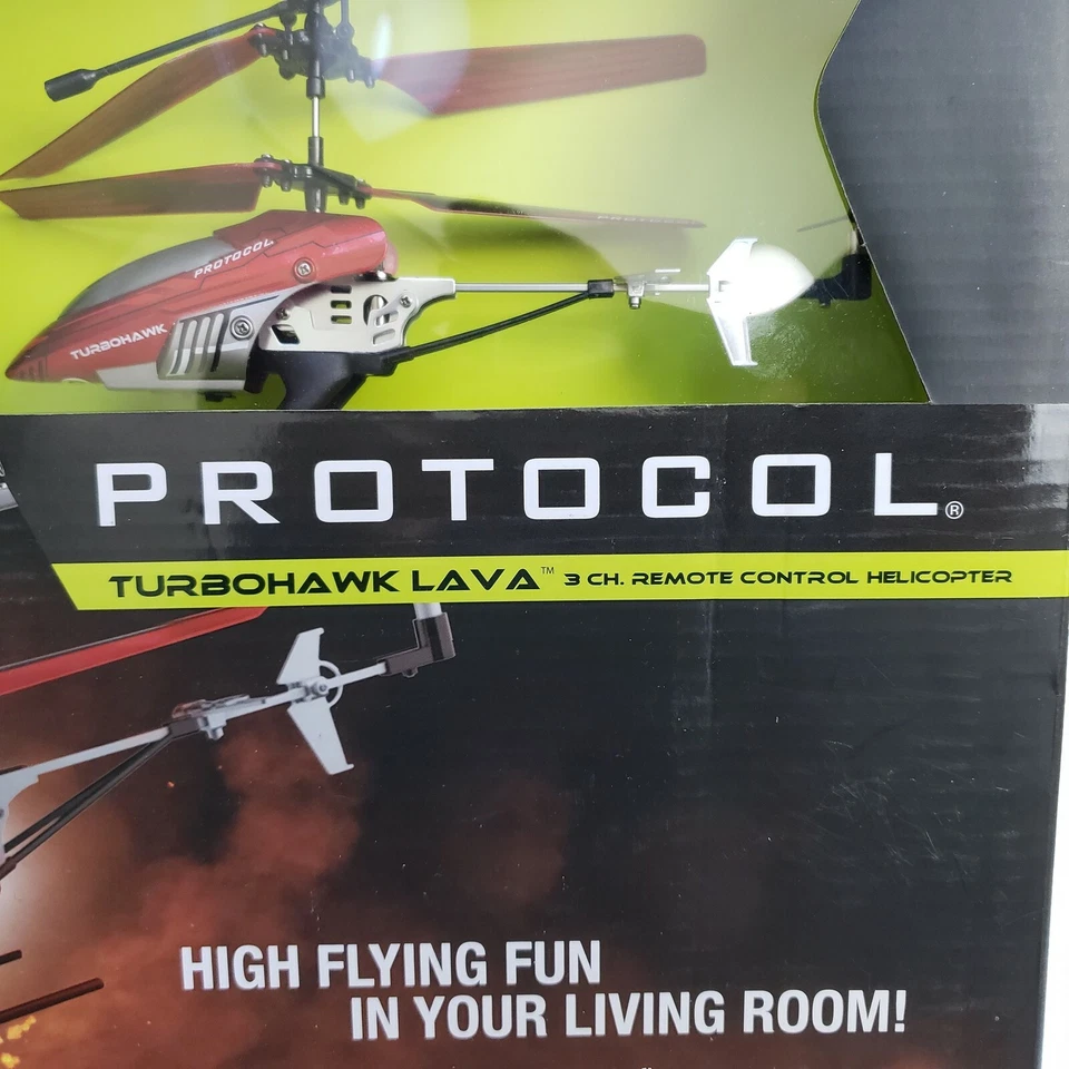 Protocol Turbohawk Lava 3 Ch Remote Control Helicopter Easy LED Realistic Flight - Image 3 of 4