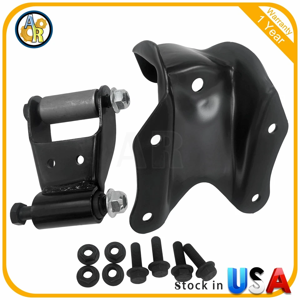 Kit de reparación de soporte de grillete de resorte de hoja trasera para 86-07 Ford E-150 F-150 722-100 Foto 3 de 3