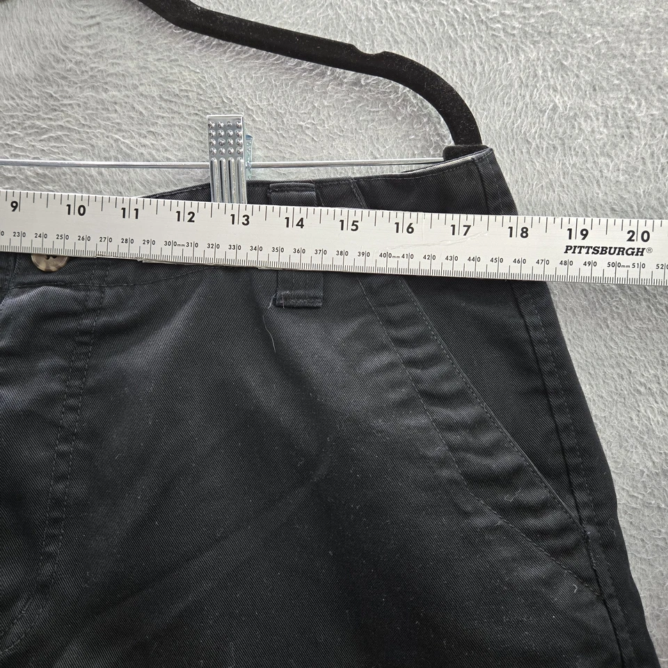 VINTAGE Anchor Blue Men Shorts 34 Black Cargo Patch Logo 11" Skater Y2K - Image 3 of 4