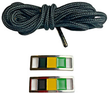 Shoelace Charm Tab for Sneakers  Round Laces 54  With Silver Metal Tip