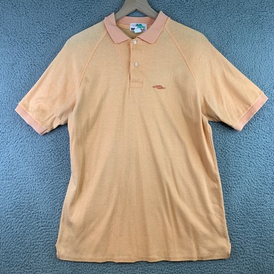 VINTAGE Sears Polo Shirt Size Extra Large Orange Short Sleeve 80s Dragon Logo | eBay