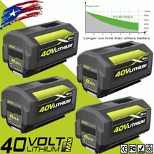 40V 6.0Ah Max Battery For Ryobi 40 Volt Lithium-ion OP4050 OP40602 High Capacity