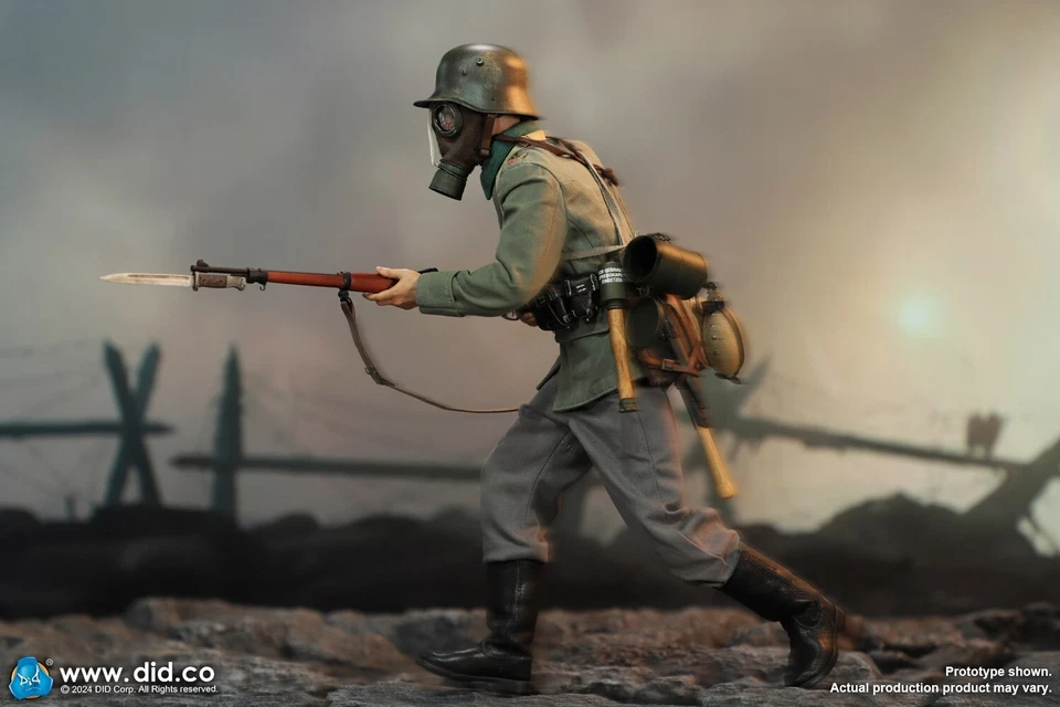 Figura de acción DID escala 1/6 12" Primera Guerra Mundial ejército alemán Paul Baumer D11014 nueva Foto 4 de 4