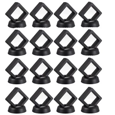 20x 3D Floating Coins Display Frame 2x2inch Stand Holder Case Box For Jewelry