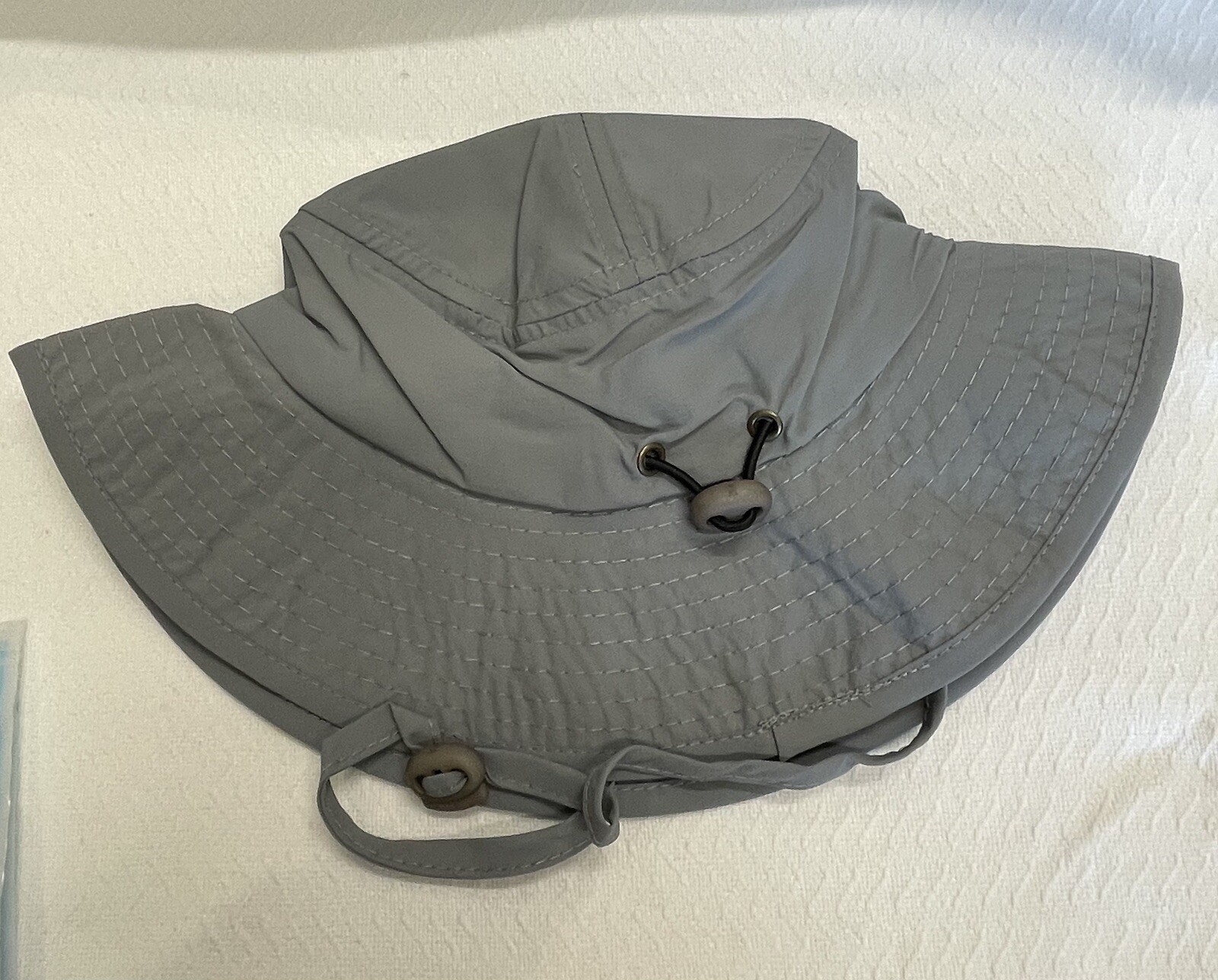UPF 50+ Gray Bucket Hat for Baby & Kids by Faintey NWT-image