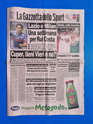 Gazette Dello Sport 20 Juin 2001 Kinder Bologne Vince Scudetto Basketball