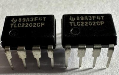 10PCS TLC2202CP TI IC CMOS 2 CIRCUIT 8DIP