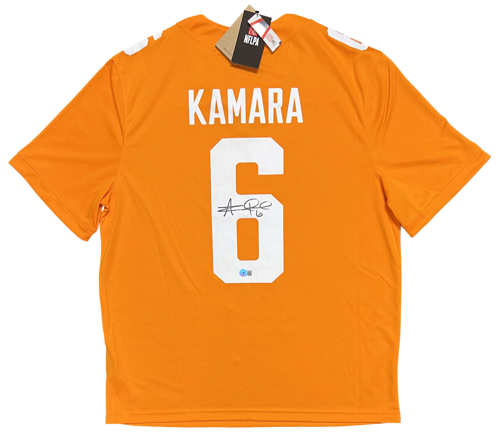 Alvin Kamara Autographed Signed Tennessee Volunteers VOLS #6 NIKE JERSEY BECKETT 