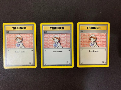 Pokemon Bill Trainer Card Base Set 2 118/130 | eBay
