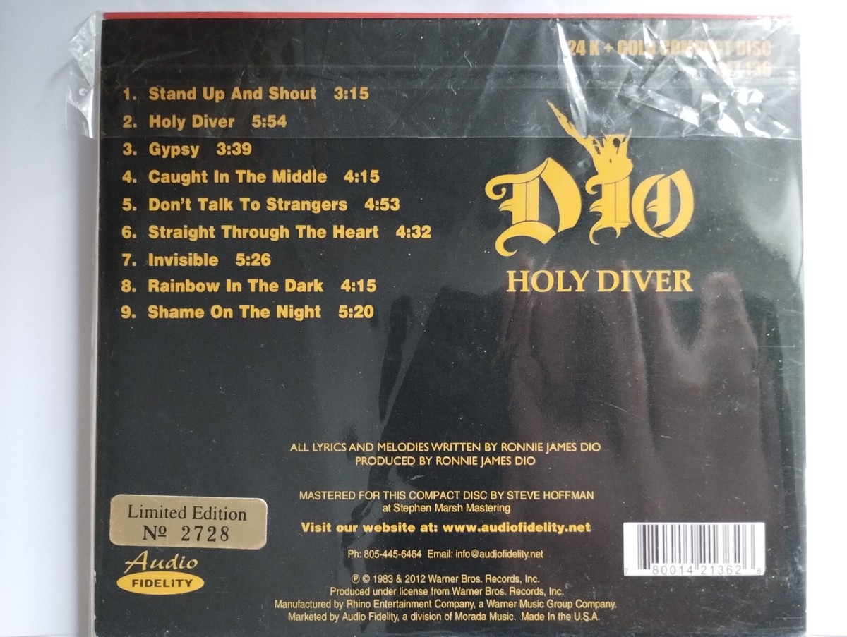 高音質 24K + GOLD CD！DIO / ディオ / HOLY DIVER Dio 
