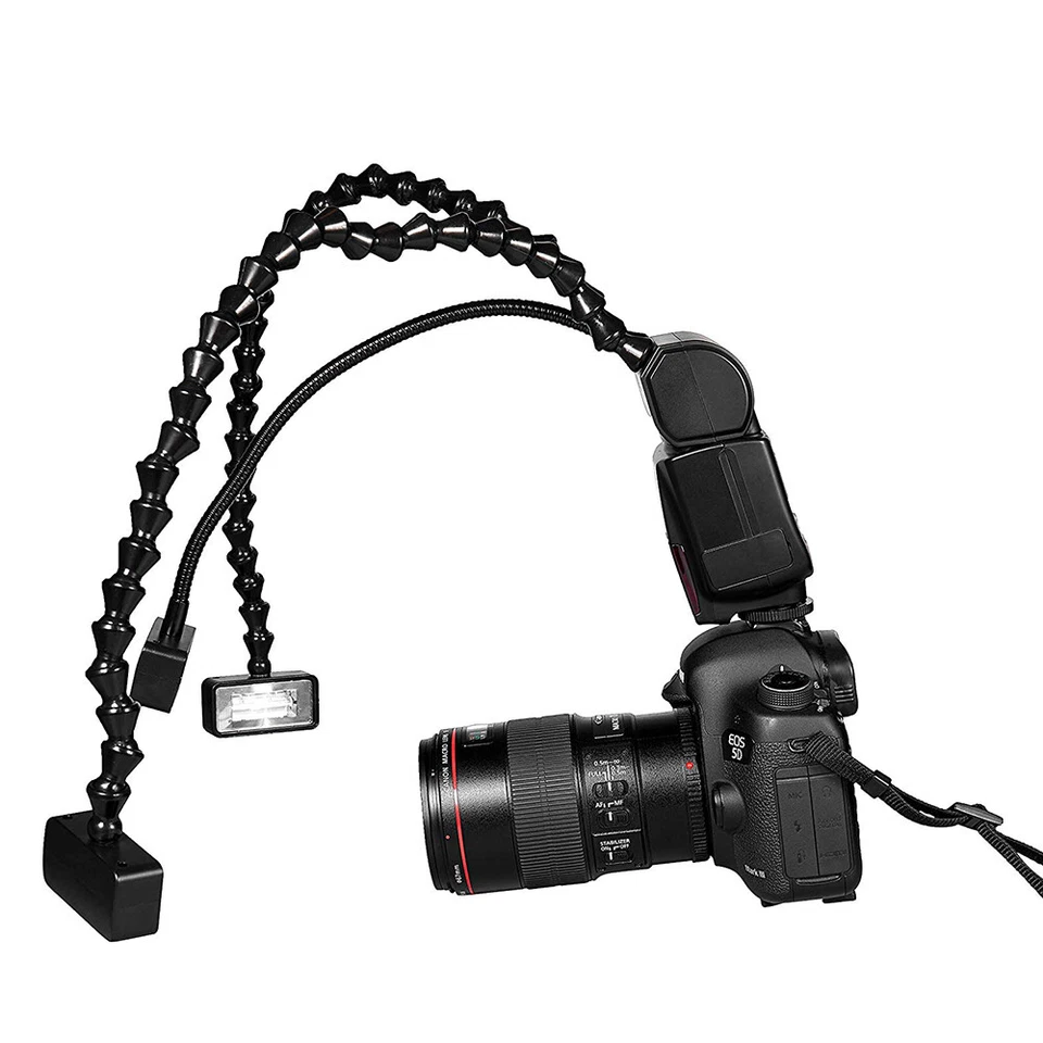 KR-888 KR888 Macro Triplet Lite Camera Flash GN58 Speedlite with 3Pcs Flash Head - Image 4 of 4