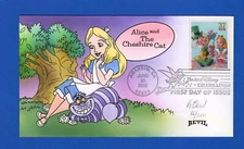 Sc 3913 The Art of Disney Alice & Mad Hatter HP FDC by Bevil Main Lot 200 Made