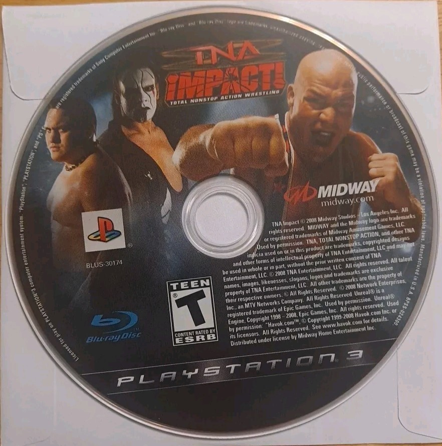 PlayStation3 - PS3 海外ゲーム TNA Impact! #プレテサ Free Shipping! TNA iMPACT! - PlayStation 3 - Walmart