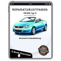 Vw Eos 1F 2006-2015 Karosserie Unfall Instandsetzung Reparaturleitfaden Ebook